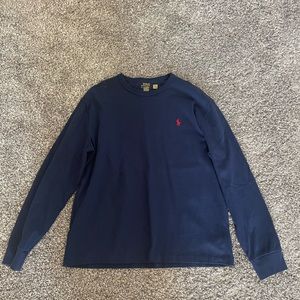 Men’s navy polo pullover size medium